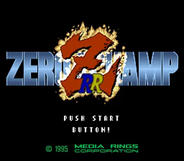 Zero 4 Champ RR-Z (Japan) screen shot title